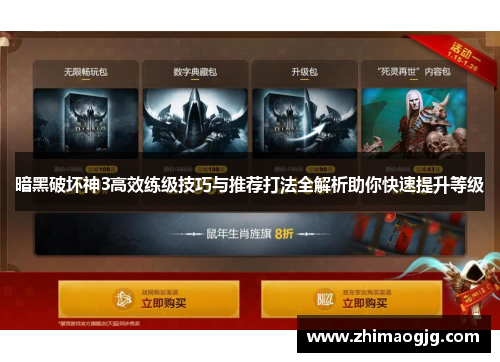 暗黑破坏神3高效练级技巧与推荐打法全解析助你快速提升等级